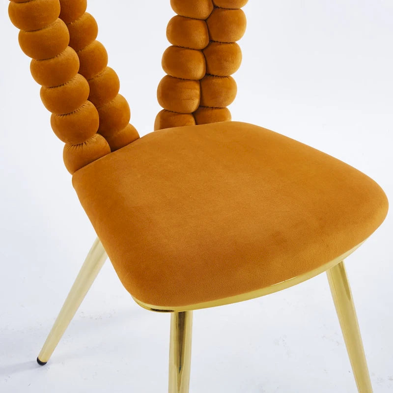 Akzentstühle mit Eisenbeinen (2er-Set)