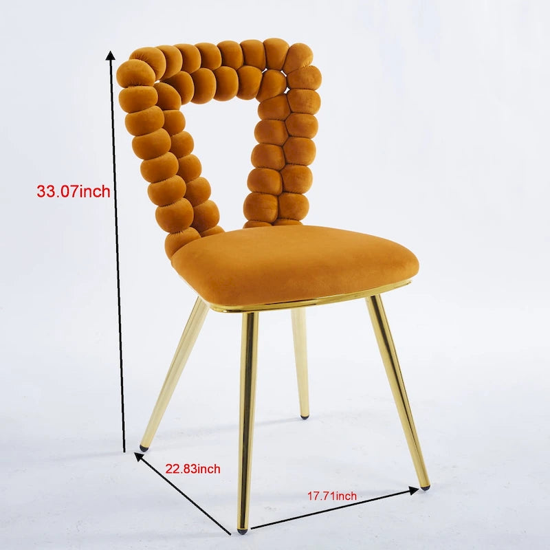 Fauteuils d'appoint avec pieds en fer (lot de 2)