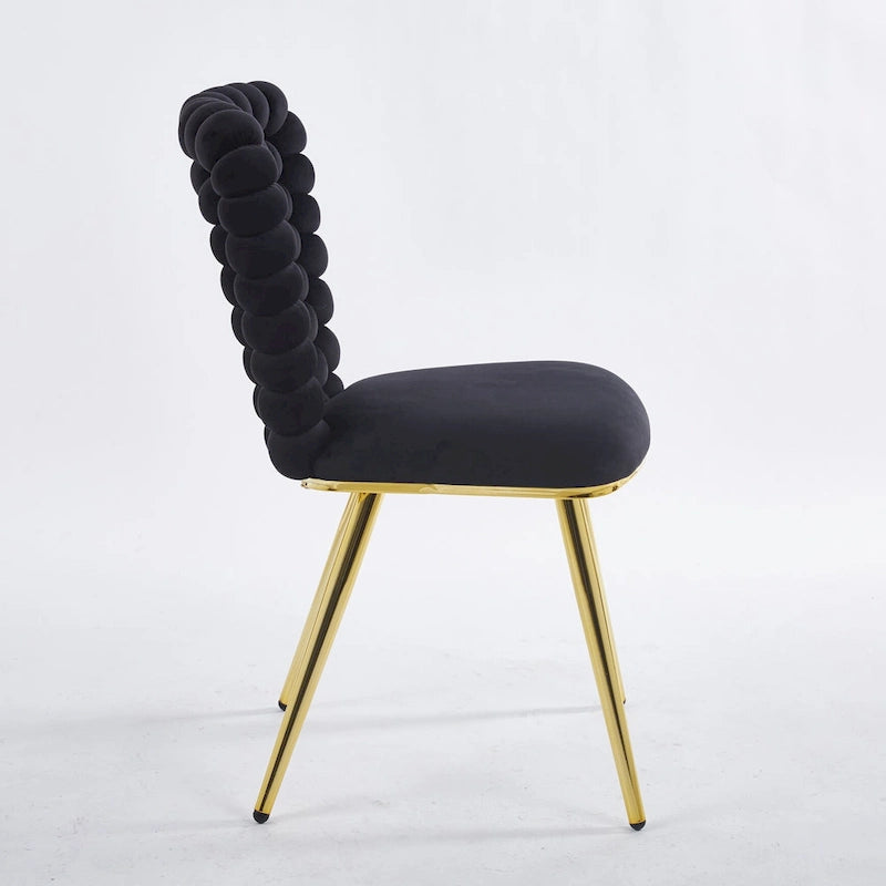 Fauteuils d'appoint avec pieds en fer (lot de 2)