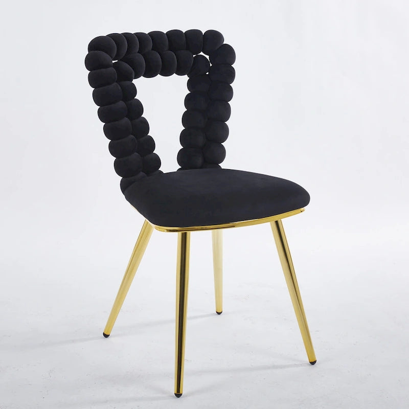 Fauteuils d'appoint avec pieds en fer (lot de 2)