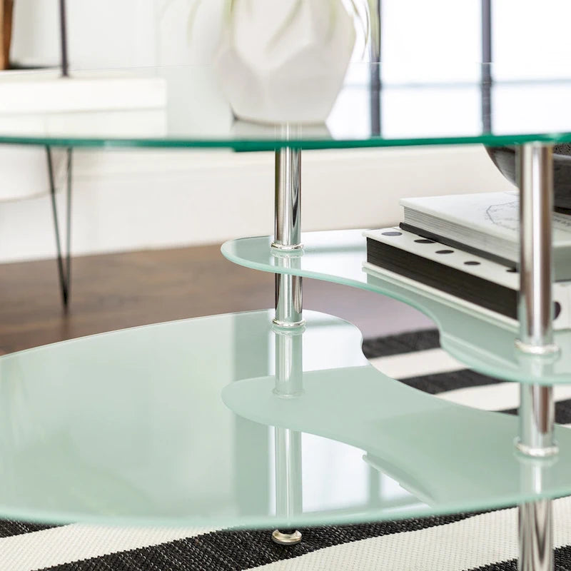 Moderner Couchtisch aus Milchglas, 38