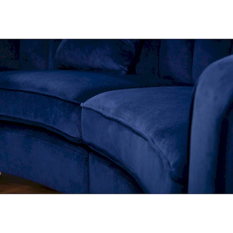 Canapés et sofas en velours, 4 places, de forme ronde