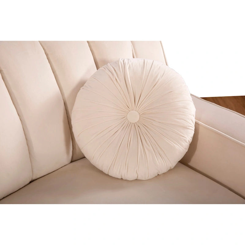 Canapés et sofas en velours, 4 places, de forme ronde