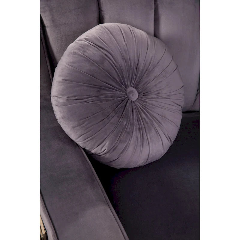 Canapés et sofas en velours, 4 places, de forme ronde
