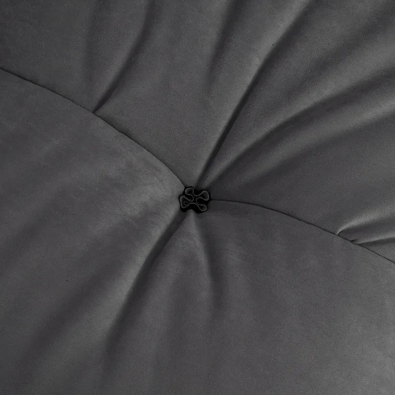89 Modernes Ecksofa mit Armlehnen, Samtstoff, Sofa für das Wohnzimmer