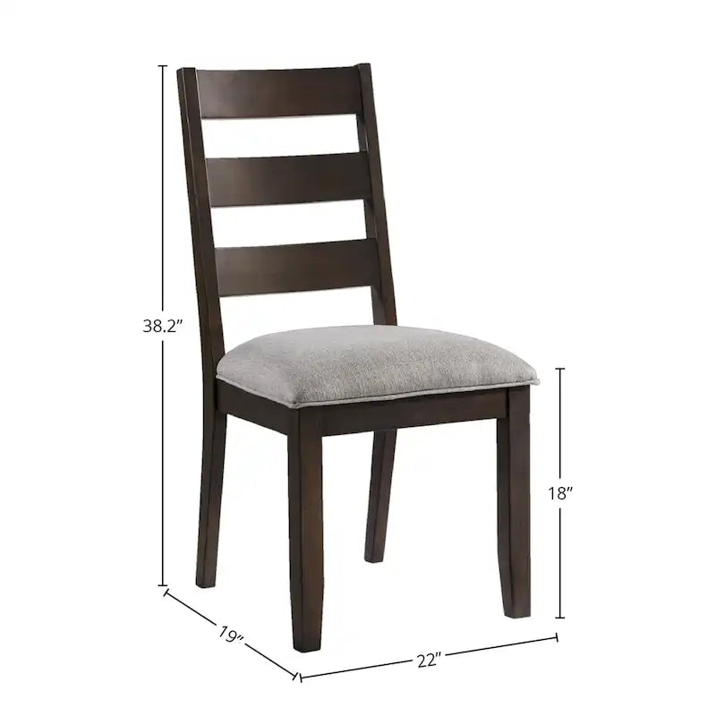 Leiterstühle mit Polstersitz (2er-Set)