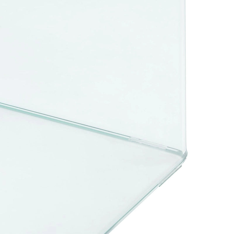 Couchtisch aus gehärtetem Glas - 35 W x 35 D x 16 H - 35Wx35Dx16H