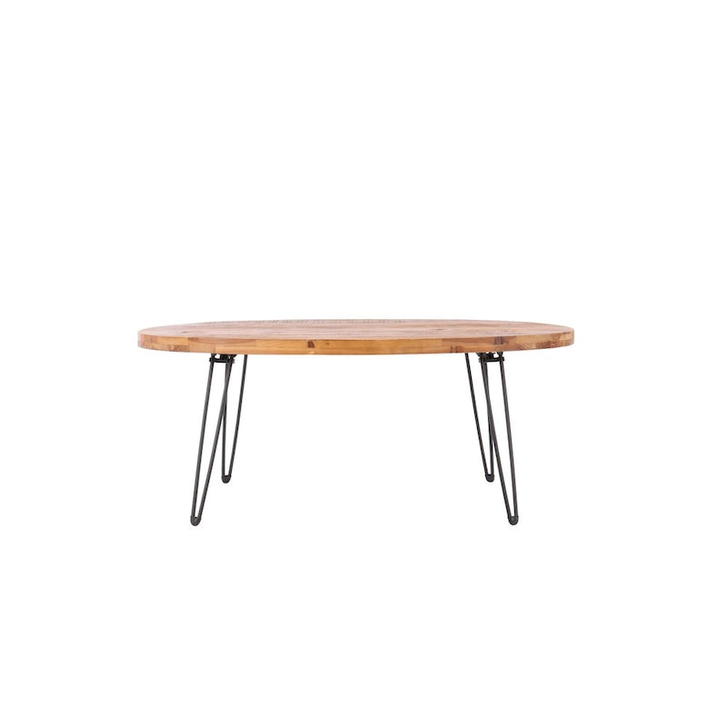 Table basse pliable en bois récupéré pour le salon