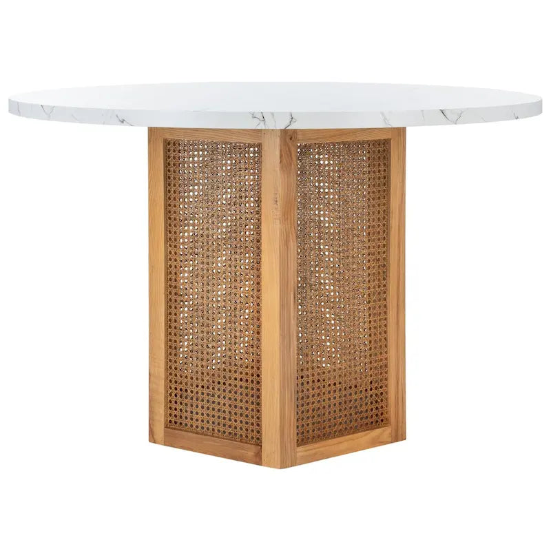 Esstisch aus Rohrgeflecht - 47.3 W x 47.3 L x 28.8 H - 47Wx47Dx29H