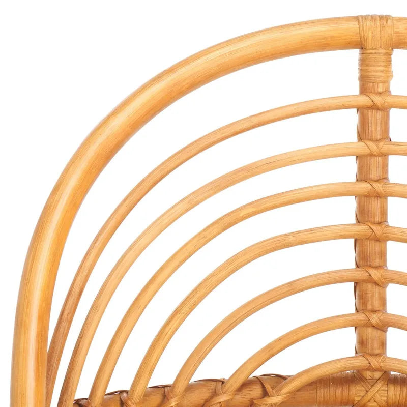 Silla decorativa de ratán - 28Wx26Dx30H